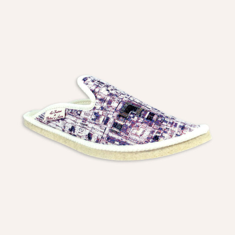 Les Chaussons de Bébert et Nonore - Babouches pour femme Jacquard Calia
