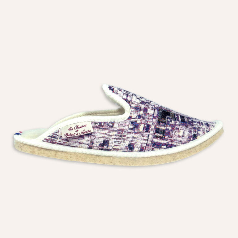 Les Chaussons de Bébert et Nonore - Babouches pour femme Jacquard Calia