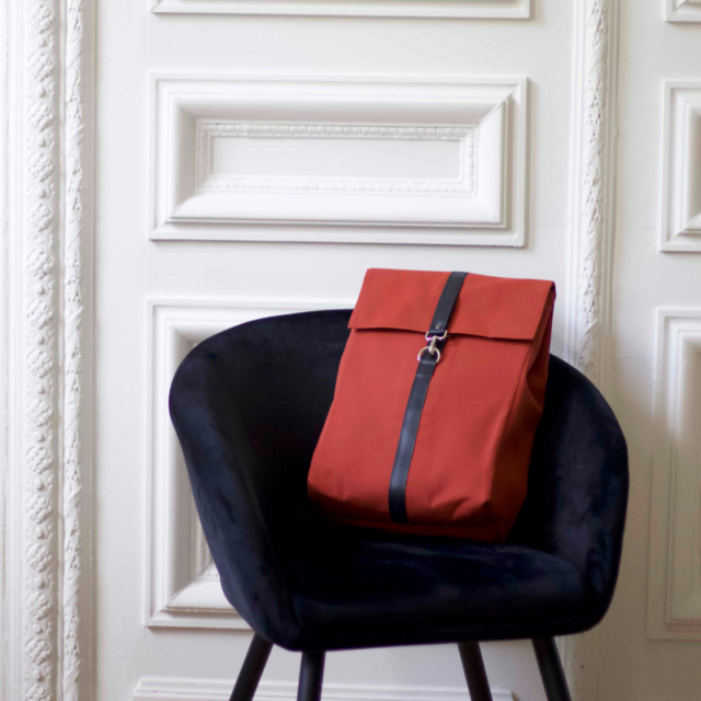 Saint Lazare - Sac à dos français - terracotta