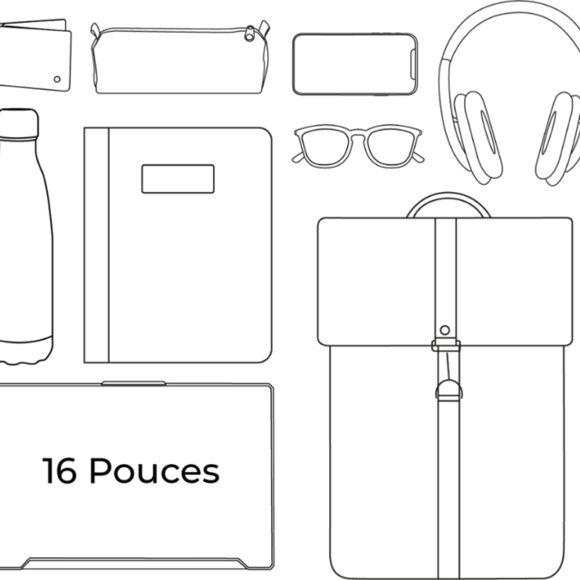 Saint Lazare - Sac à dos ordinateur