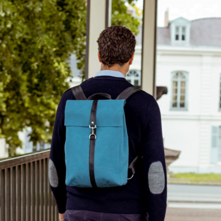 Saint Lazare - Sac à dos français - bleu paon