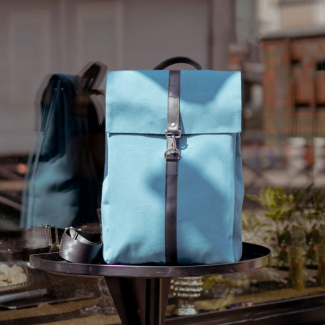 Saint Lazare - Sac à dos français - bleu paon