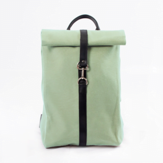Sac à dos français – vert amande par la marque SAINT LAZARE SAINT LAZARE - Sac à dos français – vert amande