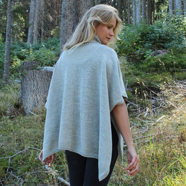 Sweet Alpaga - Cape alpaga gris clair