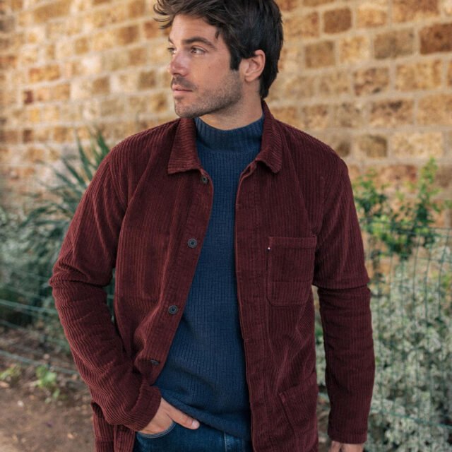 Montlimart - VESTE ATELIER VELOURS BORDEAUX