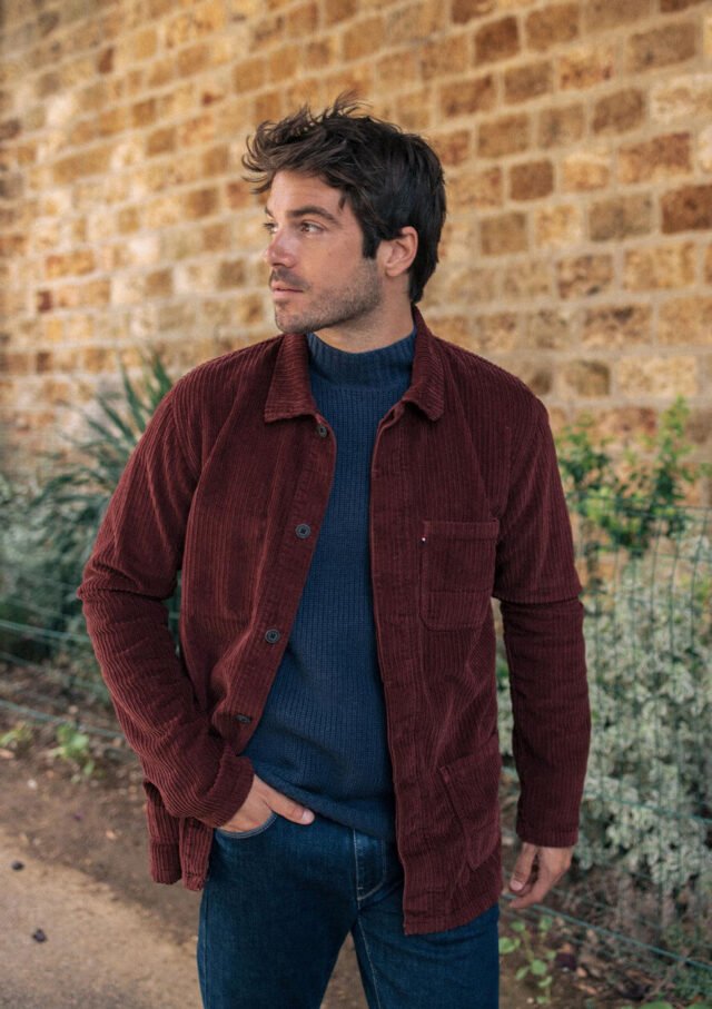 Montlimart - VESTE ATELIER VELOURS BORDEAUX