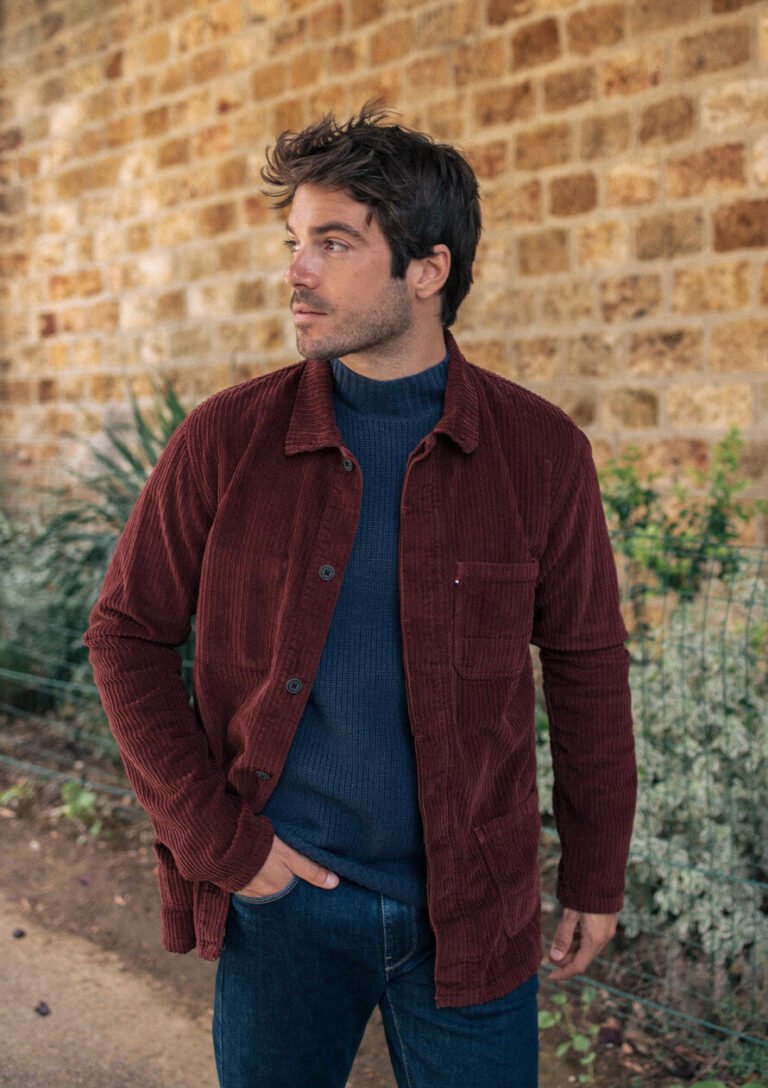 Montlimart - VESTE ATELIER VELOURS BORDEAUX
