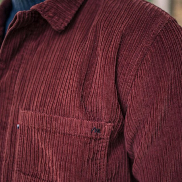 Montlimart - VESTE ATELIER VELOURS BORDEAUX