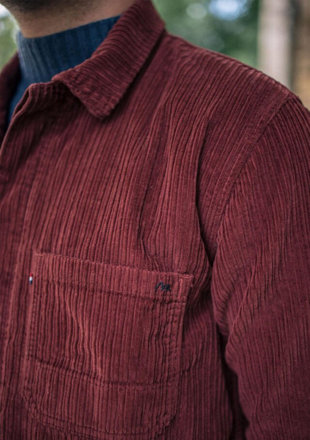 Montlimart - VESTE ATELIER VELOURS BORDEAUX