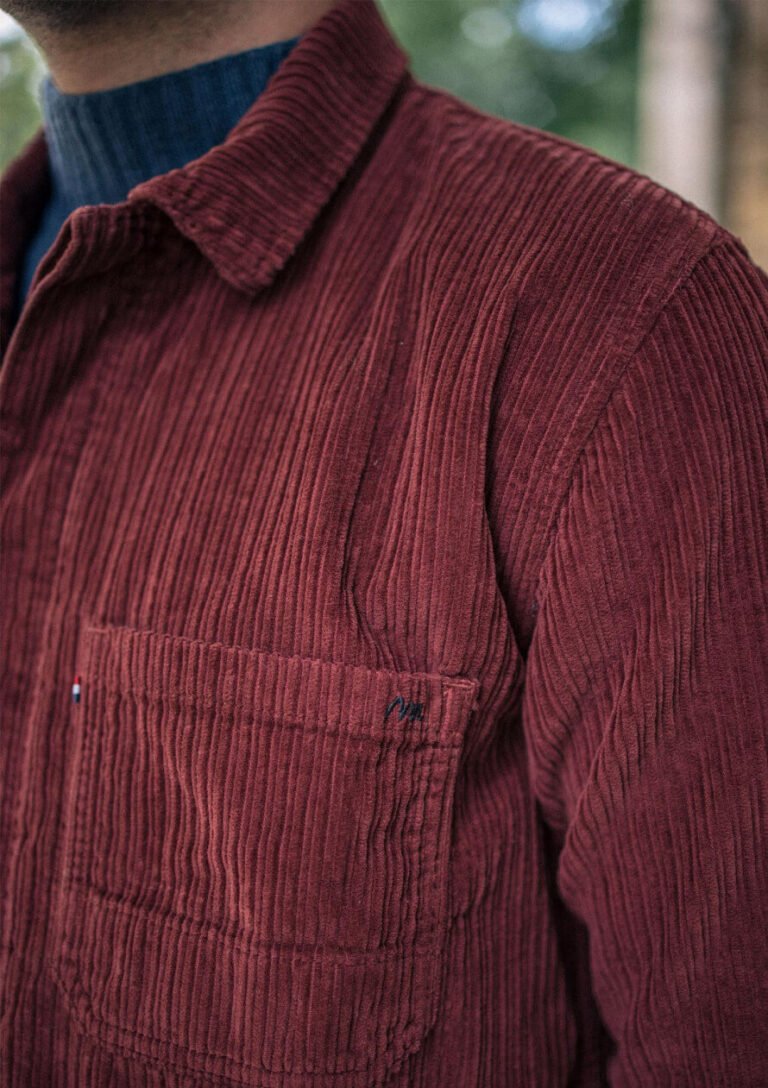 Montlimart - VESTE ATELIER VELOURS BORDEAUX