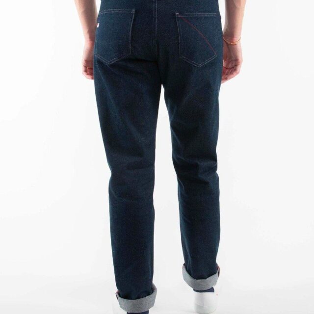 1083 - JEANS DROIT 101N ESSENTIEL coton bio superdenim bleu