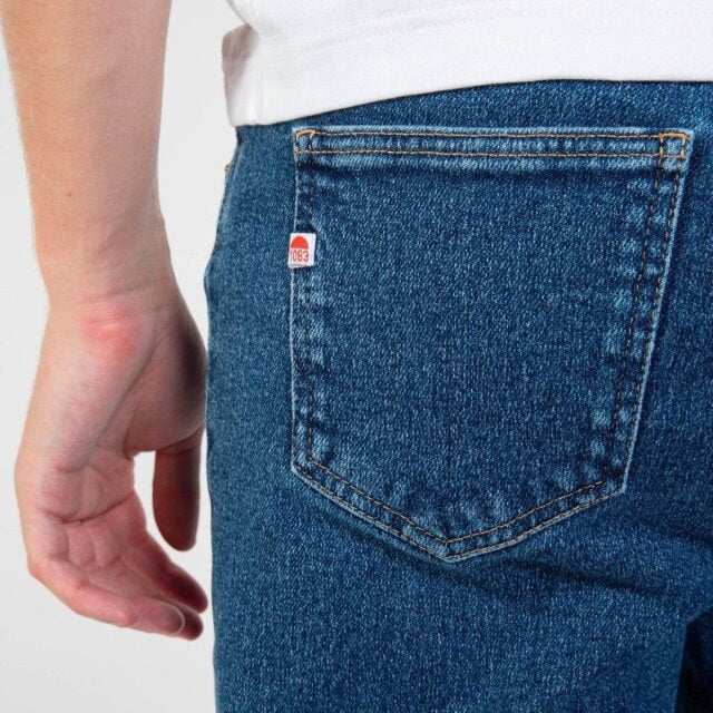 1083 - JEANS AJUSTE 105N DELAVE coton bio flex indigo ocean