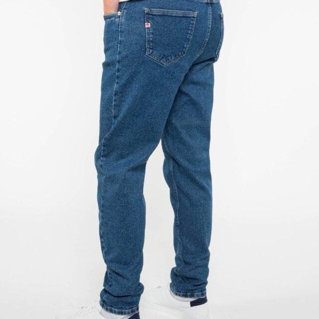 1083 - JEANS AJUSTE 105N DELAVE coton bio flex indigo ocean