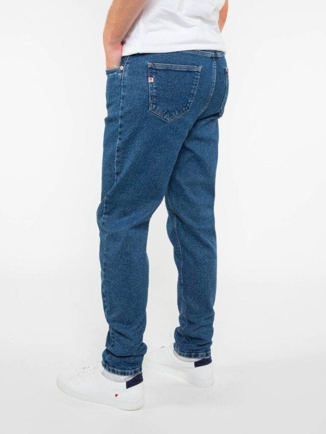 1083 - JEANS AJUSTE 105N DELAVE coton bio flex indigo ocean