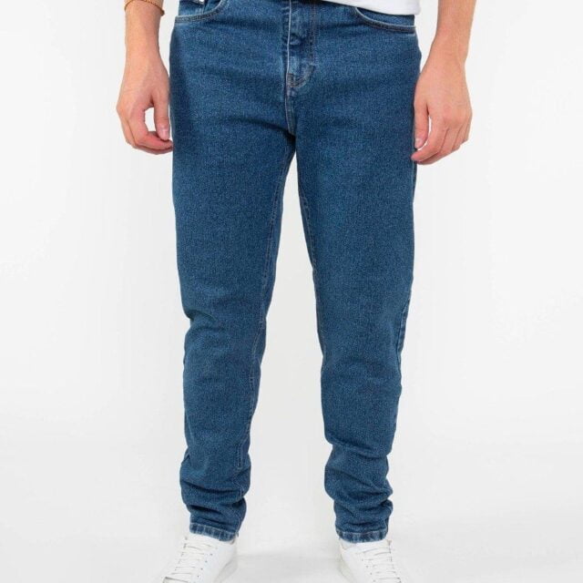 1083 - JEANS AJUSTE 105N DELAVE coton bio flex indigo ocean