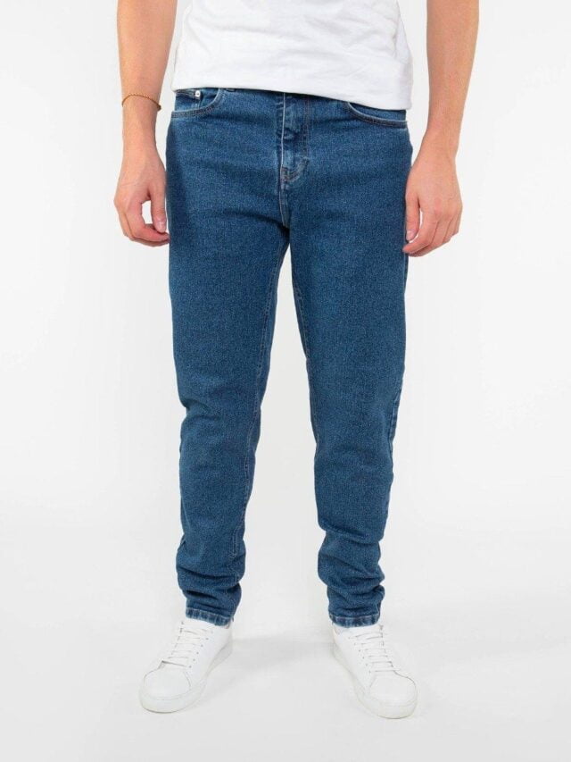 1083 - JEANS AJUSTE 105N DELAVE coton bio flex indigo ocean