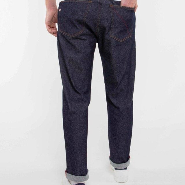 1083 - JEANS TAPERED 116N CONIQUE coton bio superdenimflex indigo brut