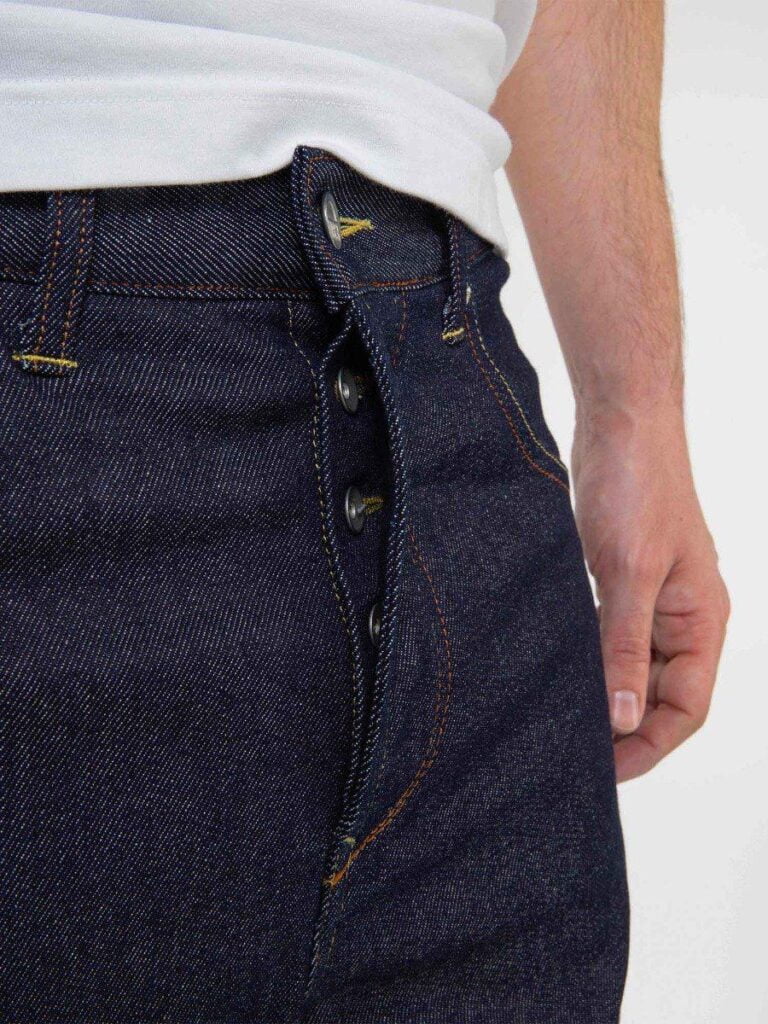 1083 - JEANS TAPERED 116N CONIQUE coton bio superdenimflex indigo brut