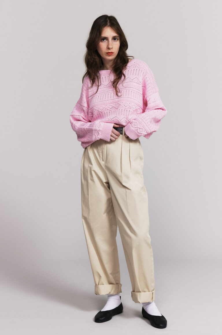 Maille Taline rose