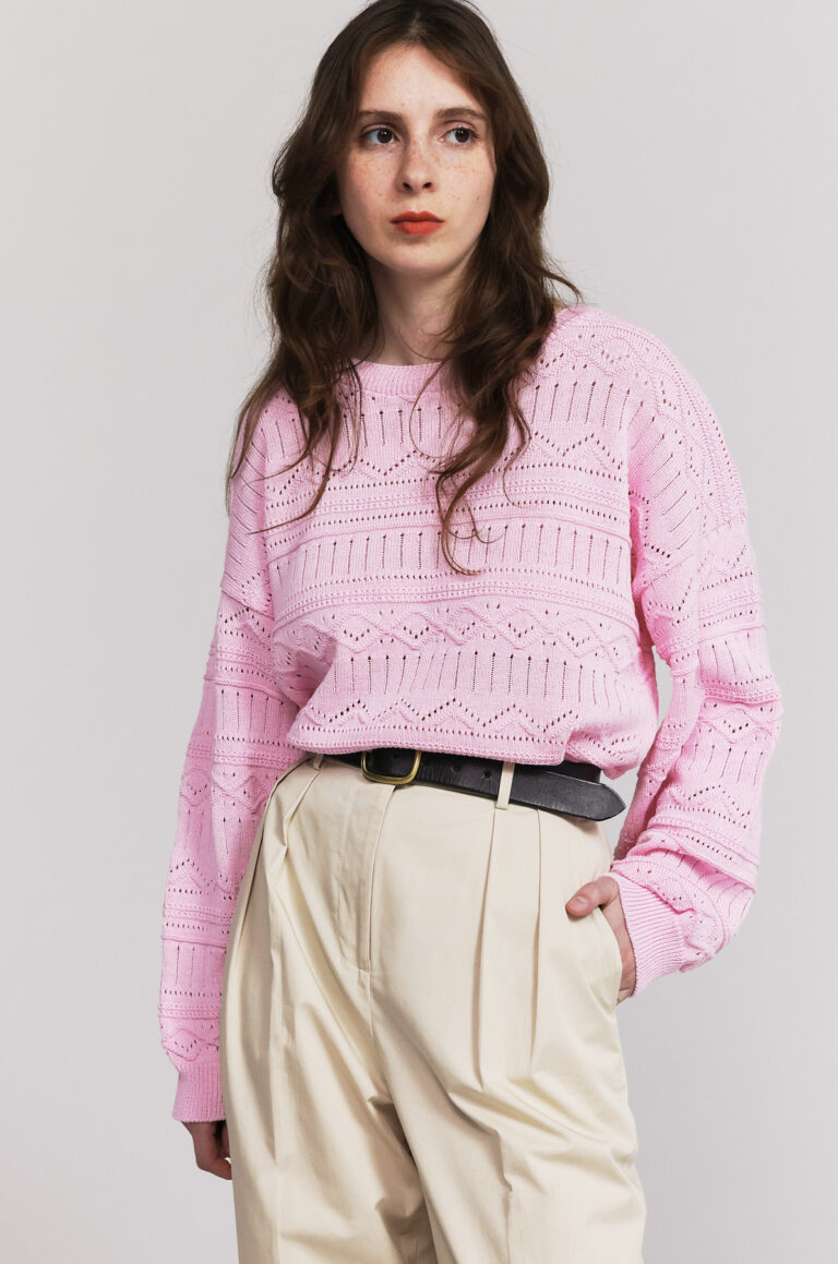 Maille Taline rose