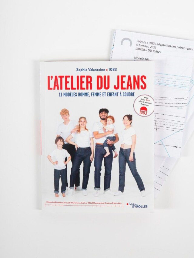 1083 - LIVRE 861 ATELIER DU JEANS blanc