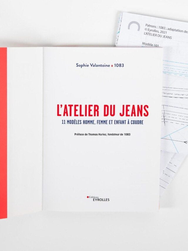 1083 - LIVRE 861 ATELIER DU JEANS blanc