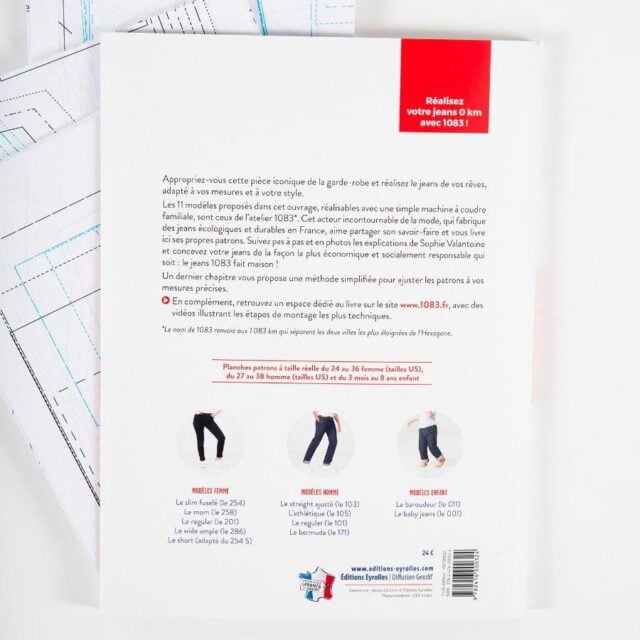 1083 - LIVRE 861 ATELIER DU JEANS blanc