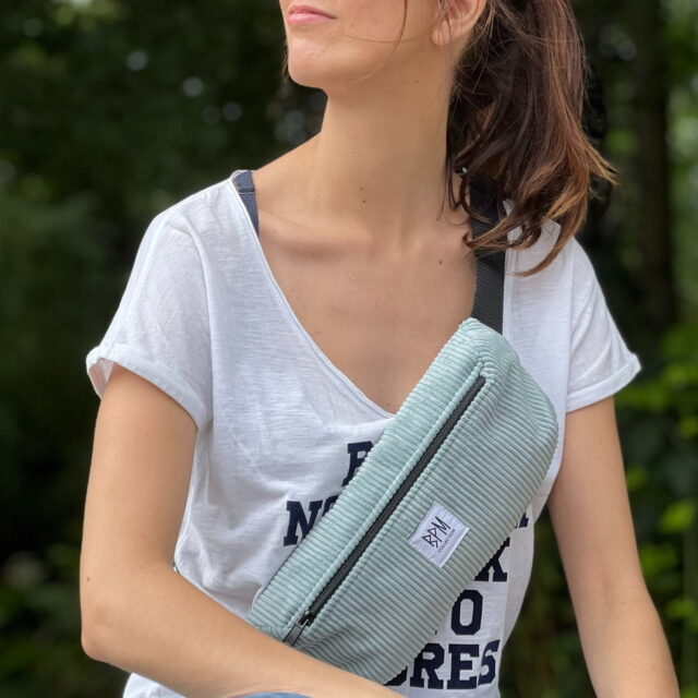 La Boutique BPM - sac banane en velours