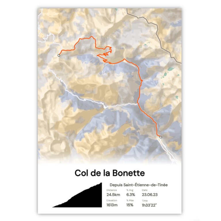The Post Trace - Col de la Bonette - Depuis Saint-Étienne-de-Tinée