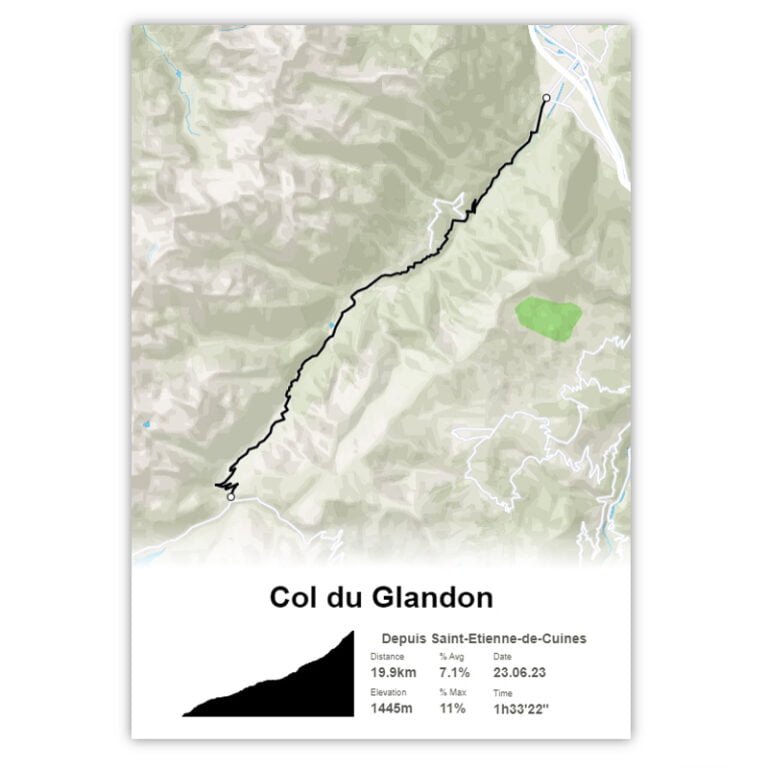 The Post Trace - Col du Glandon - Depuis Saint-Etienne-de-Cuines
