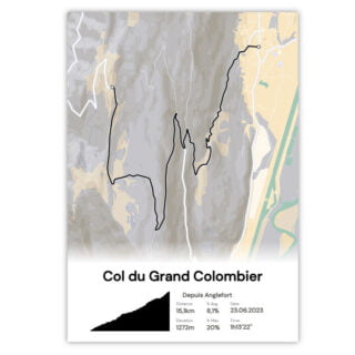 Col du Grand Colombier – Depuis Anglefort par la marque The Post Trace The Post Trace - Col du Grand Colombier – Depuis Anglefort