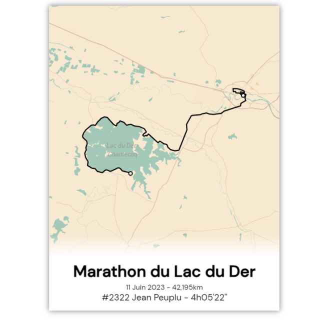 The Post Trace - Marathon du Lac du Der