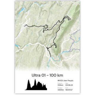 Ultra 01 – 100Km par la marque The Post Trace The Post Trace - Ultra 01 – 100Km