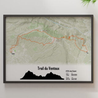 The Post Trace - Affiche Trail du Ventoux  LOrigine