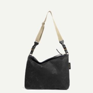 Bleu de Chauffe - Besace Baskia – Noir Waxé