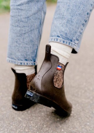 Boots Montpluie Marron Cuivre par la marque Montlimart Montlimart - Boots Montpluie Marron Cuivre