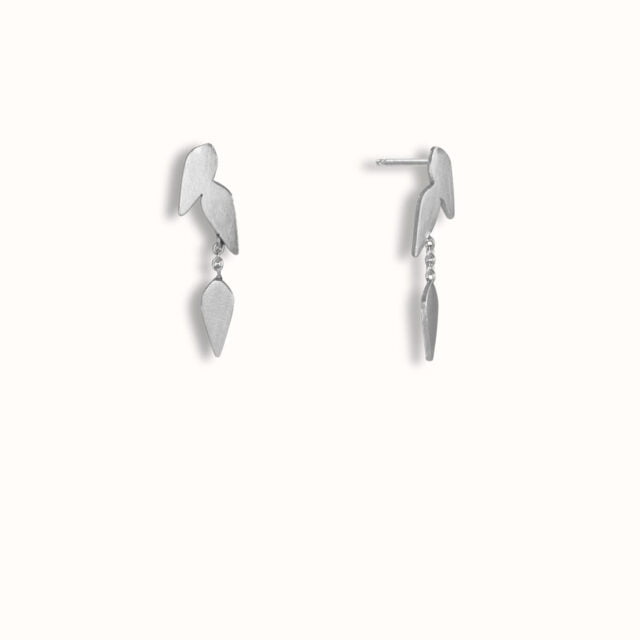 boucles d'oreilles aux motifs de graines d'avoine