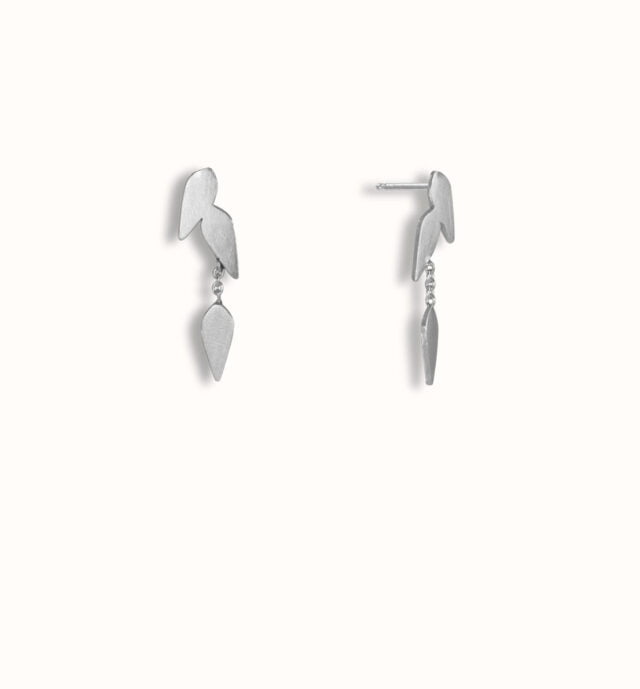 boucles d'oreilles aux motifs de graines d'avoine
