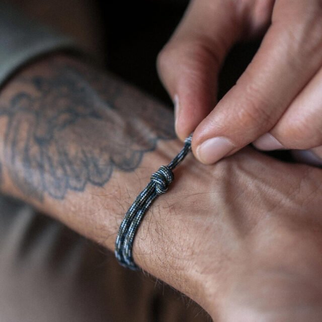 Montlimart - BRACELET STEREO KAKI/MARINE