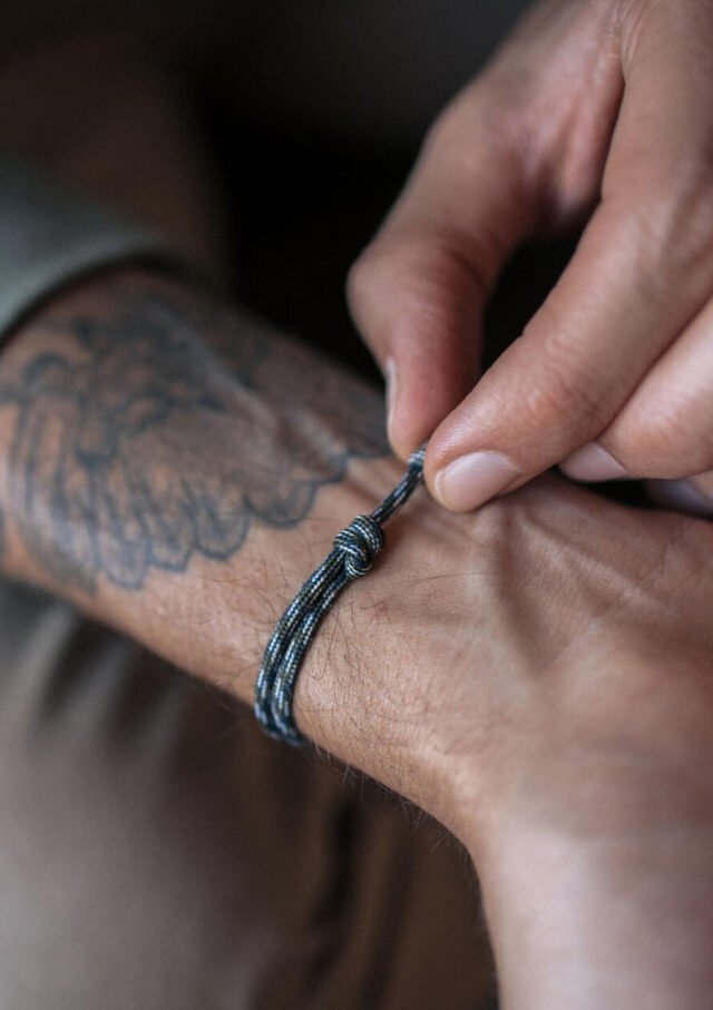 Montlimart - BRACELET STEREO KAKI/MARINE