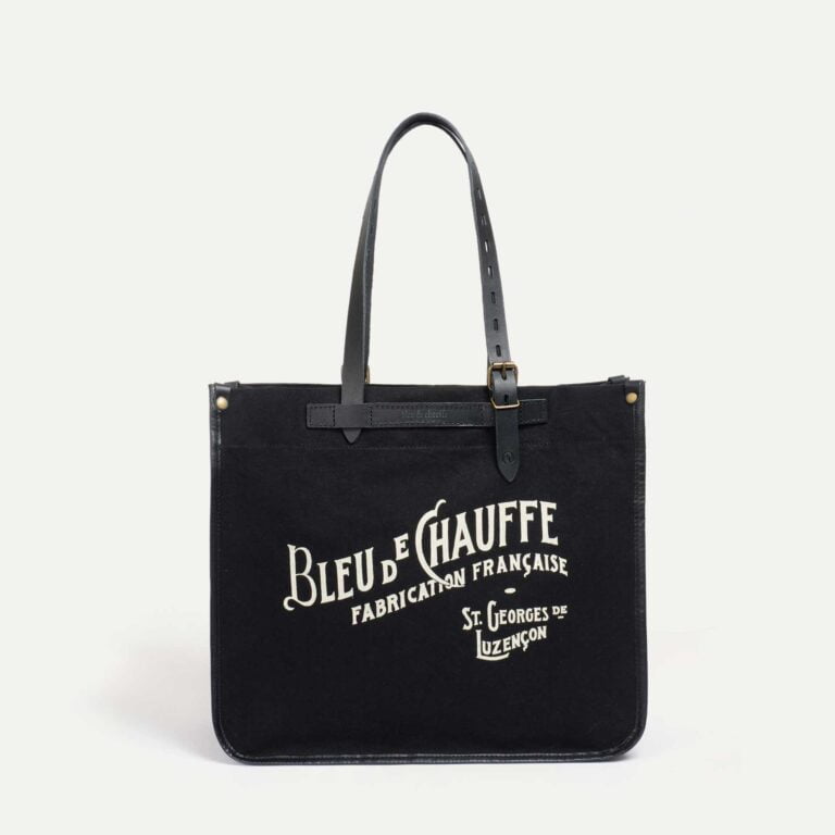 Bleu de Chauffe - Cabas BAZAR - Noir stonewashed - new