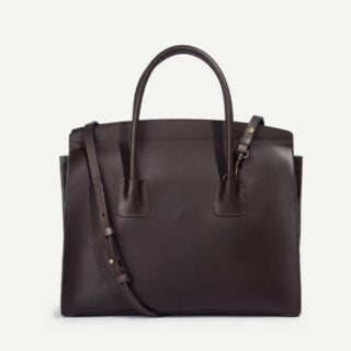 Bleu de Chauffe - Cabas business Dalva – Marron Brun