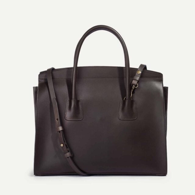 Bleu de Chauffe - Cabas business Dalva - Marron Brun - new