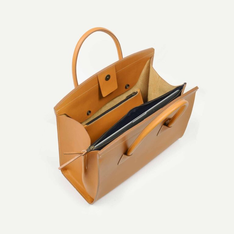 Bleu De Chauffe - Cabas business Dalva - Miel