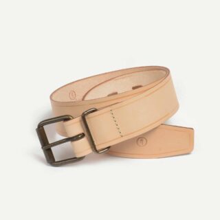 Ceinture Fred – Naturel par la marque Bleu de Chauffe Bleu de Chauffe - Ceinture Fred – Naturel