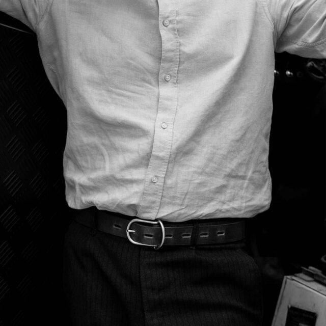 Bleu De Chauffe - Ceinture Manchette - Noir