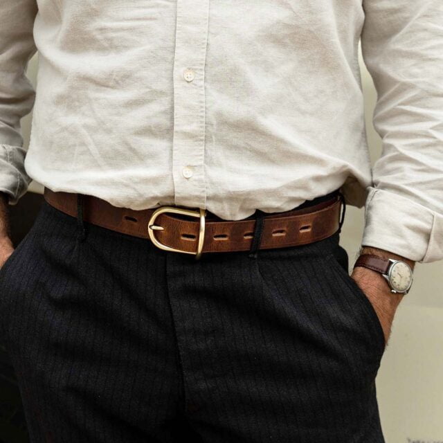 Bleu De Chauffe - Ceinture Manchette - Pain Brûlé