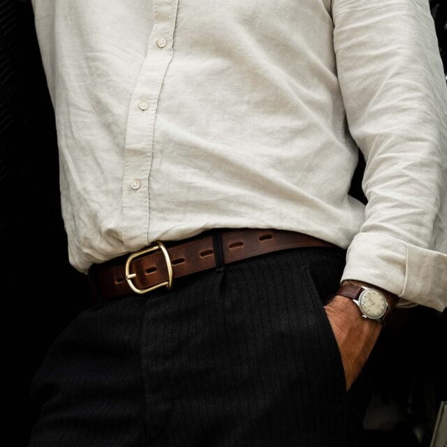 Bleu De Chauffe - Ceinture Manchette - Palissandre