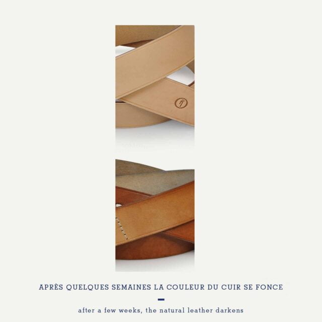 Bleu De Chauffe - Ceinture Manille - Naturel / Silver