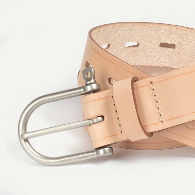 Bleu De Chauffe - Ceinture Manille - Naturel / Silver